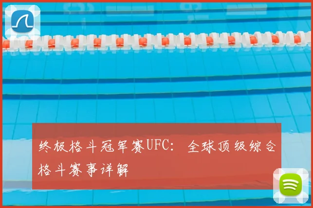 终极格斗冠军赛UFC：全球顶级综合格斗赛事详解